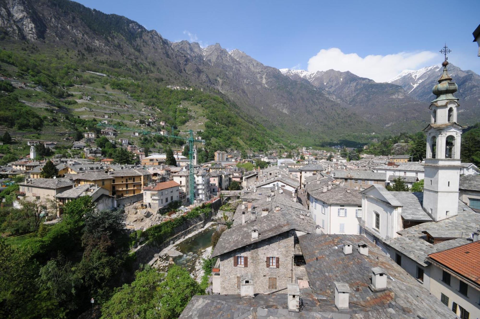 Hotel Conradi Chiavenna Exterior foto