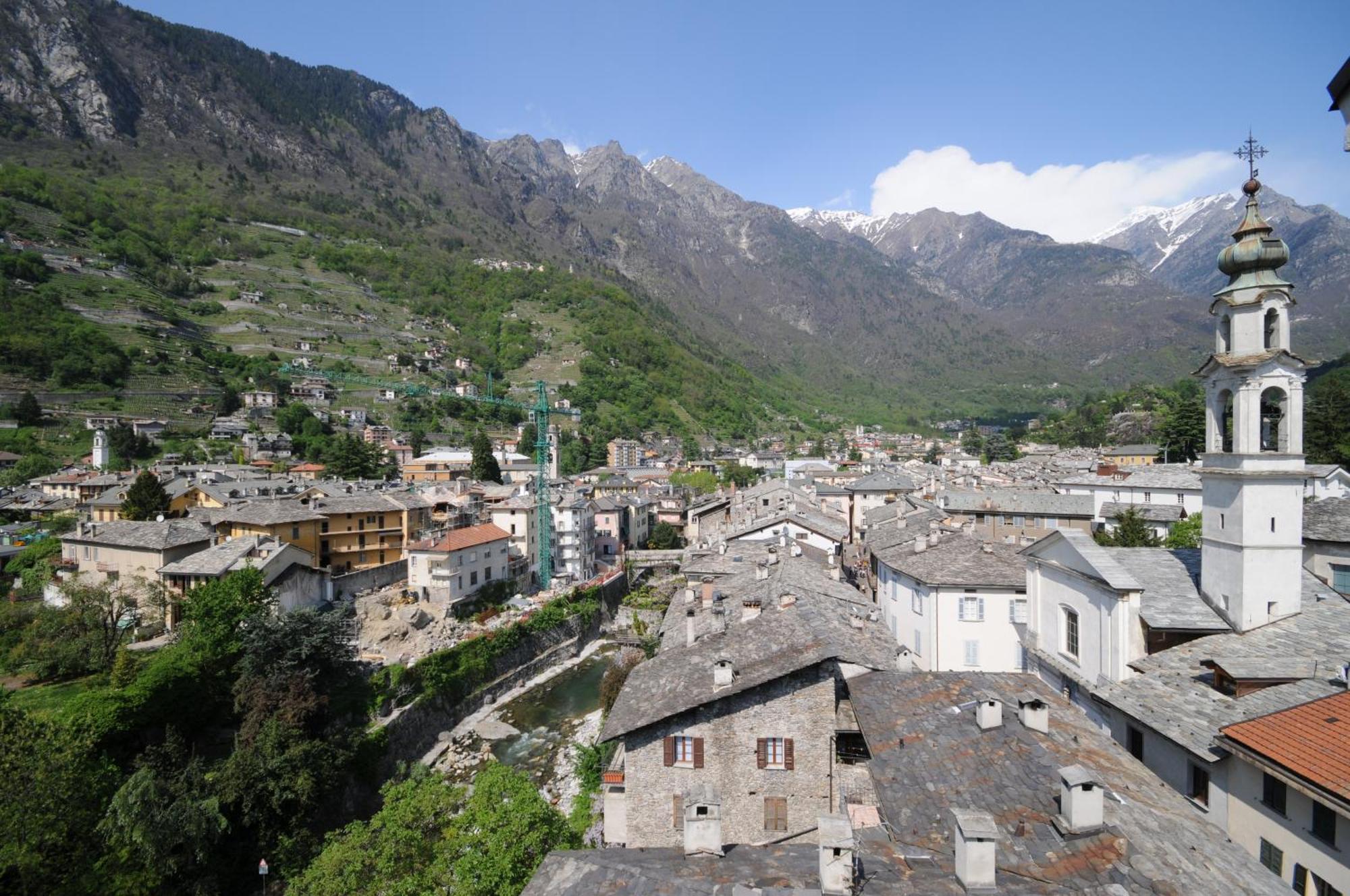 Hotel Conradi Chiavenna Exterior foto